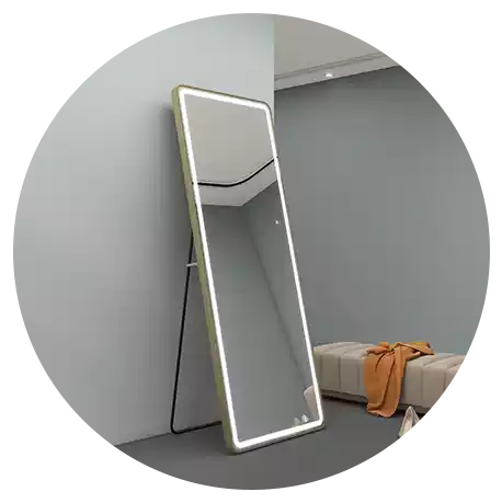 Standing full length mirror