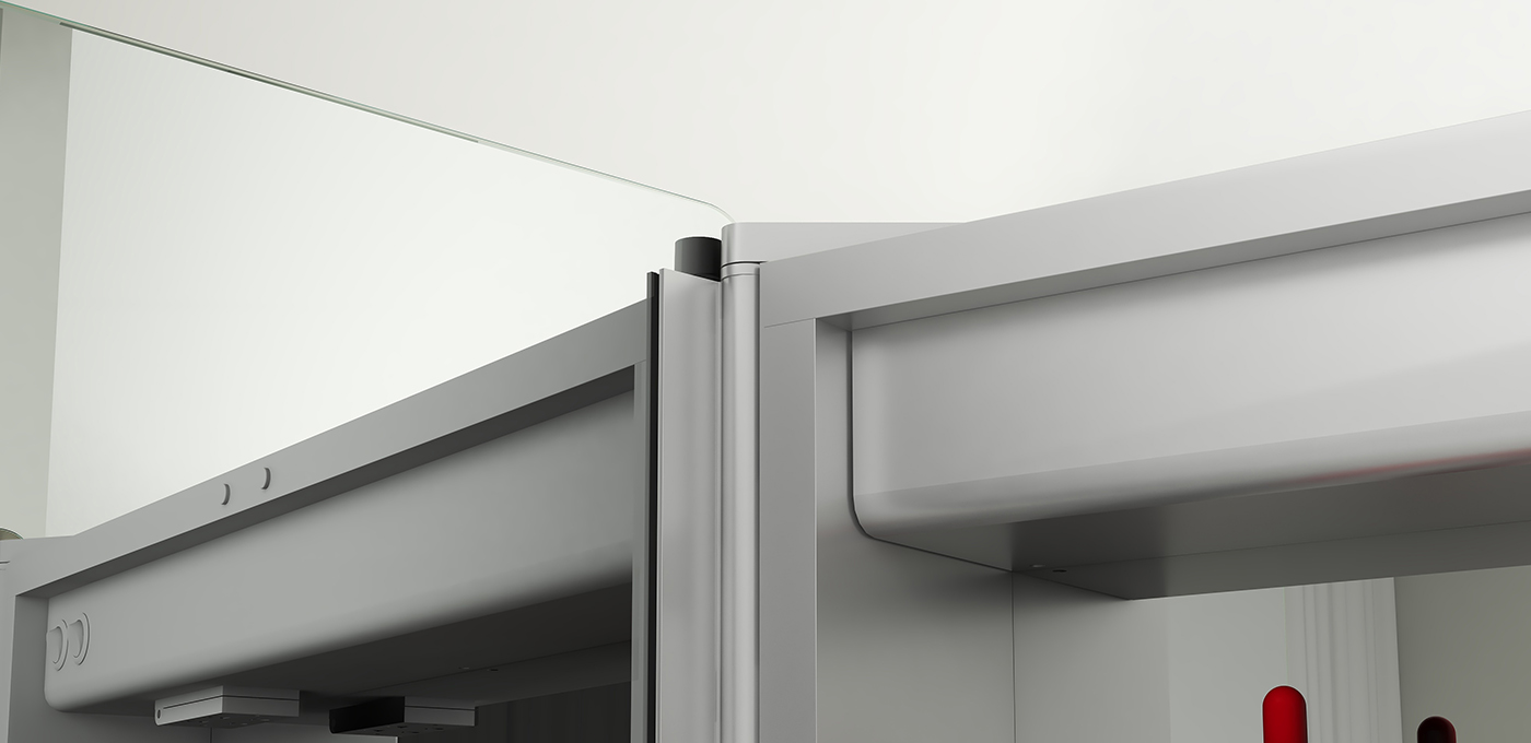 Hinge for hidden wires